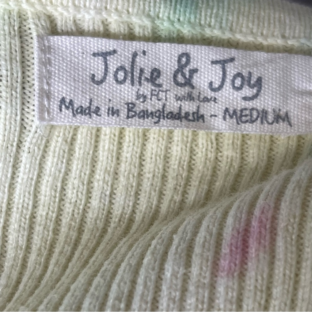 Jolie & Joy Tie Dye Cropped Sleeveless Square-Neck Crop Top and Skirt Set Size M - Picture 9 of 10